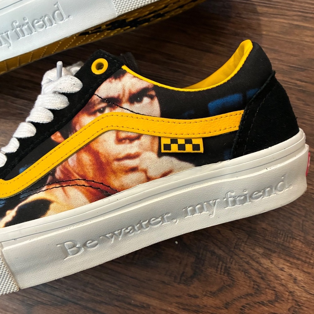 Vans Skate Old Skool Bruce Lee Be Water My Friend Shoes Men's 8.5 VN0A5FCBY23 - Picture 5 of 12